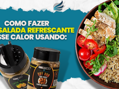 Como fazer uma salada refrescante usando Lemon Pepper e Dry Rub para Frangos