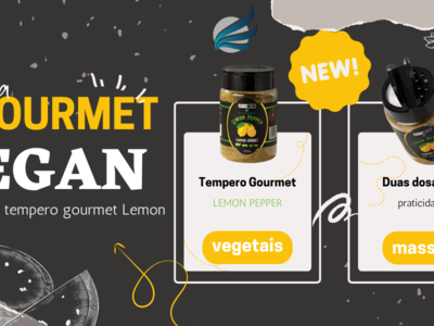 Tempero gourmet Lemon Pepper e como você pode usá-lo em diversos pratos, incluindo opções veganas.