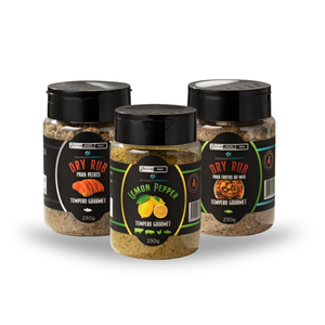 Conjunto de Dry Rubs Gourmet Master Chef 690G LPF3