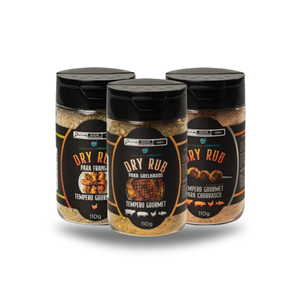 Conjunto de Dry Rubs Gourmet Master Chef 330G GFC 3